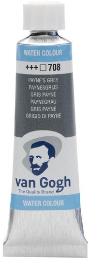 Bojë akuareli Talens Van Gogh, 708 Payne's Grey, 10 ml