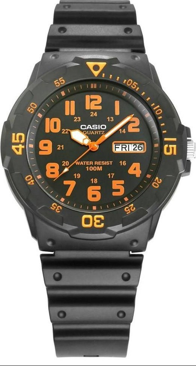 Orë dore Casio Collection MRW-200H-4BVDF, analoge, sportive, e kuqe