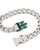 Byzylyk për meshkuj Armani Exchange AXG0154040, i argjendtë/ i gjelbër
