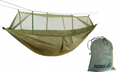 Varëse DEDRA N1039 me rrjetë kundër mushkonjave, 330x140cm, najlon 210T