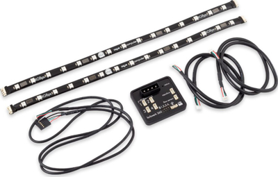 Контролер RGB Aquacomputer Farbwerk 360 53279, 4 канали RGBpx, USB, црн