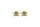 Kapakë valve NMX Skull and Bones, set 2 copë, plastikë, të artë
