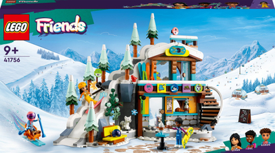 Set lodrash LEGO Friends Holiday Ski Slope and Cafe 41756, 9+, shumëngjyrësh