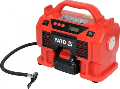 Kompresor portativ Yato 18V, 11 bar, 21 L/min, me bateri