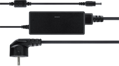 Adapter rryme Deltaco 12V 5A, hyrje 100-240V, kabllo 1.5m, i zi