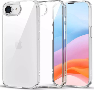 Këllëf telefoni Tech-Protect Flexair Hybrid për iPhone 16e, transparent, kundra gërvishtjeve