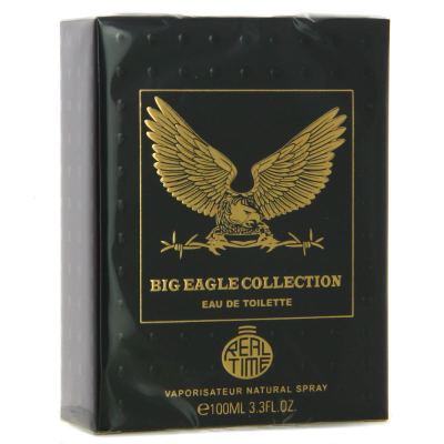Ujë tualeti Real Time Big Eagle Collection, 100ml, për meshkuj, i zi