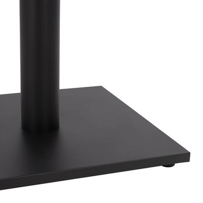 Bazë metalike e zezë mat 45×45×72 cm me rregullues (HM438), zezë