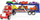 Set lodrash kamion Maniek Cars, 6 makina, friksion, 50cm, i kuq