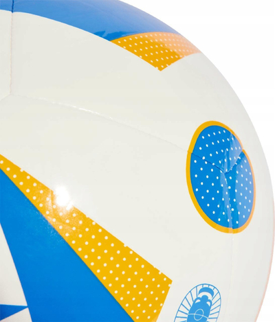 Top futbolli adidas Fussballliebe Euro24 Club IN9371, fshikëz lateksi, TPU, i bardhë me blu