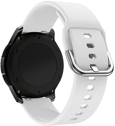 Rrip silikoni 4wrist për Samsung - 22 mm, i bardhë