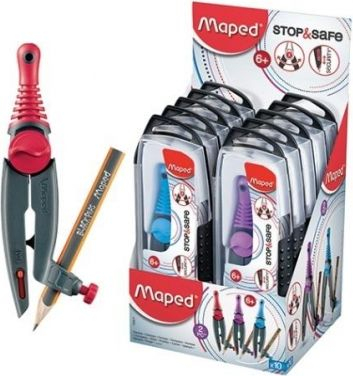 Set kompas + laps Maped Stop&Safe