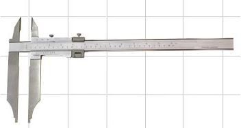 Kallëpër matës Gimex 400 MADD 201.334, 0.05 mm, 400 mm, argjendtë