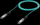 Kabllo optike LYNX Duplex MM OM3, LC SC, 50/125µm, 5m, aqua