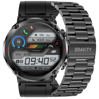 Orë e zgjuar Gravity GT21-1+, ekran 1.6", IP67, e zezë