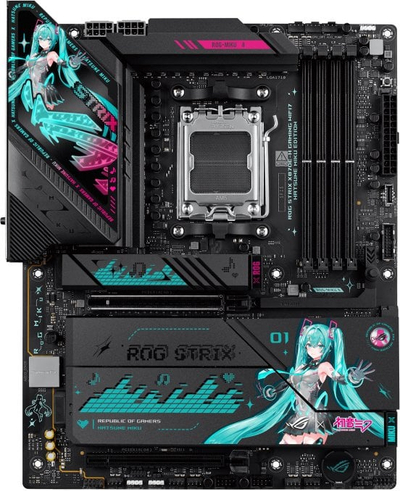 Pлоча ASUS ROG STRIX X870E H GAMING MIKU WIFI7, AMD X870E, DDR5, ATX