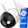 Kamerë IP Dahua TiOC IPC-HFW1439DQ-PV-STW, 4MP, Wi-Fi, e bardhë