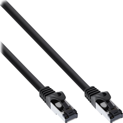 Kabllo rrjeti InLine Cat 8.1 S/FTP, RJ45, 15m, bakër, pa halogjen, e zezë