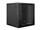 Kabinet murali Lanberg WF01-6612-10B, 19", 12U, i zi
