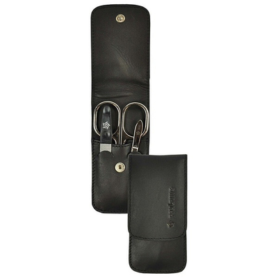 Set manikyri Pfeilring Solingen, 3 copë, i zi