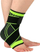 Ortezë kyçi këmbë Joint Ankle Orthosis, elastike, me shirit ngjitës, e zezë me të gjelbër