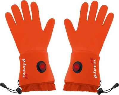 Загреани ракавици Glovii Heated Universal, големина L XL, портокалова