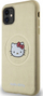 Футрола за телефон Hello Kitty Leather Kitty Head MagSafe, за iPhone 11 Xr, златна