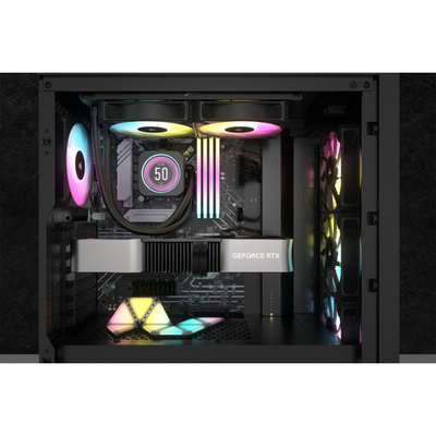 Ftohës me ujë Corsair CW-9060074-WW, 12 cm, i zi