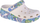 Sanda fëmijësh Crocs Cutie Crush Butterfly Kids Clog, platformë, Croslite, e bardhë me shumëngjyrëshe
