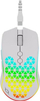 Maus gaming AQIRYS Polaris Wireless, 16000 dpi, RGB, i bardhë