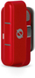 Mikrofon pa tela Røde Wireless Micro, USB C, sistem me dy dërgues, i kuq