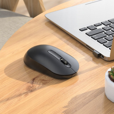 Бежичен глушец Hoco GM14, 2.4G USB, црн