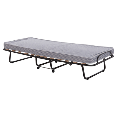 Shtrat palosës HomeMarkt Noble HM393.01, teke 80x182 cm, dyshek 9 cm, me vija blu e bardhë