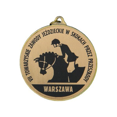 Medalje Victoria Sport, çelik, emblemë 25 mm, ngjyrë ari