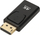 Adapter AV RoGer DisplayPort në HDMI, 4K 30Hz, i zi