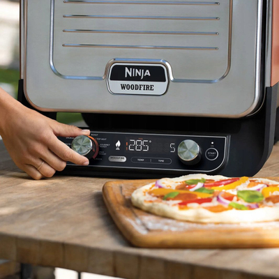 Furrë pice Ninja Woodfire Pro OO101EU, 2400W, elektrike, e kuqe