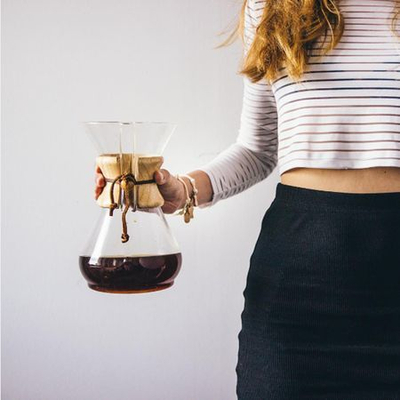 Bokall për kafe Chemex Brewer, transparent/ i kaftë