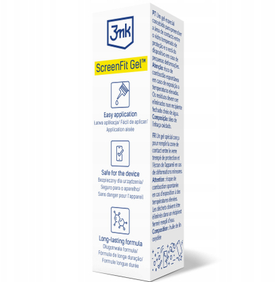 Filmi mbrojtës 3MK ScreenFit Gel, gel mbrojtës ekrani, transparent