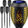 Set llamba dielli për kopsht Torch, LED, 4 copë, dritë e ngrohtë