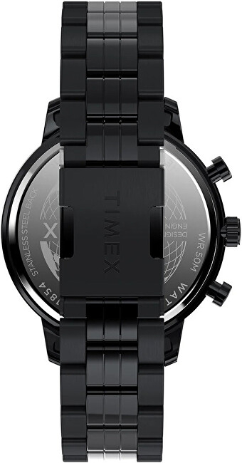 Orë dore për meshkuj Timex Chicago TW2W13400UK, e zezë