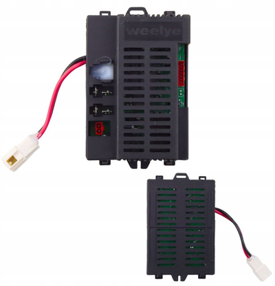 Modul kontrolli Weelye RX101 28714, 24V, për makina elektrike fëmijësh, i zi