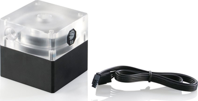 Pompë uji Bitspower P5D PWM Pump V1 ARGB, kompakte, trup transparent