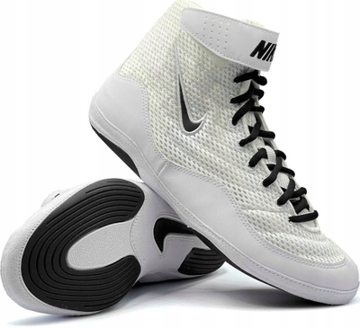 Këpucë trajnimi Nike Inflict 3 M, të larta, meshë tekstili, të bardha
