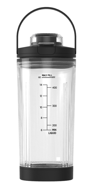 Gotë blenderi FRAM ACCBOWL-P74, Tritan 0.4L, transparente me të zezë