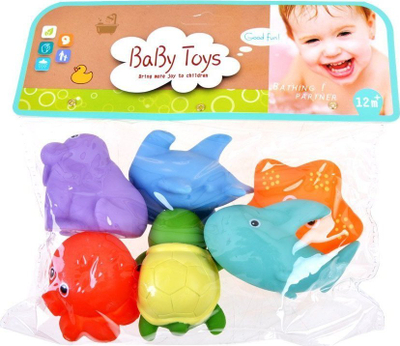 Set lodrash detare Rubber ZA3510, 6 figura gome, shumëngjyrëshe