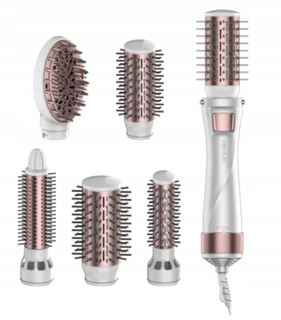 Furçë tharëse flokësh Cecotec 03446, 1000W, 2 shpejtësi, e zezë