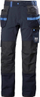 Pantallona pune Helly Hansen Workwear Oxford 4X Stretch, me xhepa t’varur, të përforcuar te gjunjët, blu e errët me të zeza C46