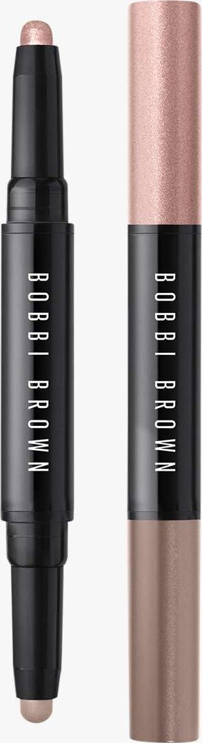 Кремаста сенка за очи Bobbi Brown Dual Ended Long Wear, двостран стик, Нуд