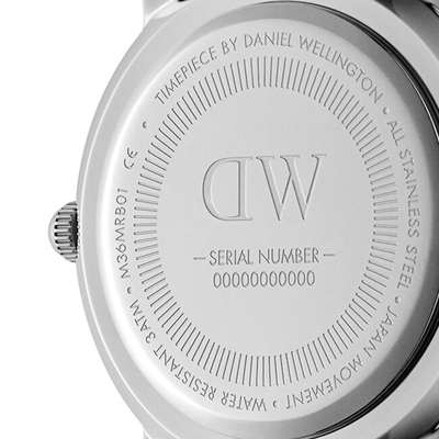 Orë për meshkuj Daniel Wellington Iconic DW00100677, e zezë
