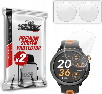 Film mbrojtës keramik Grizz për Hammer Watch 2 Lite, paketim 2 copë, transparent
